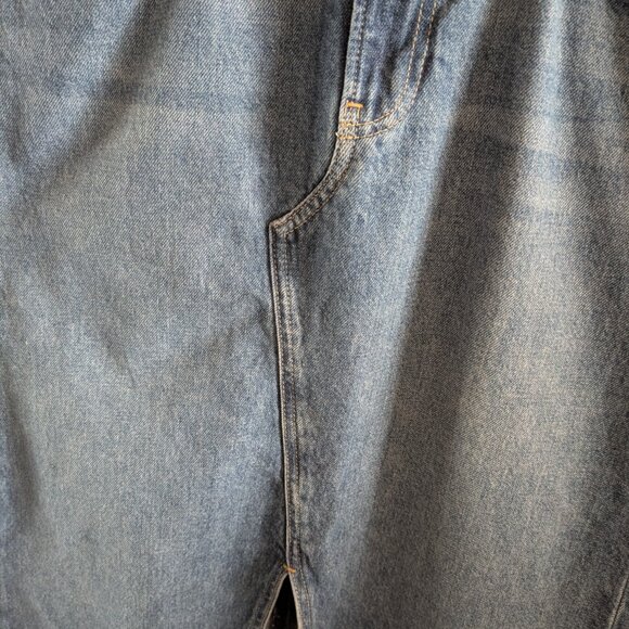 Gap High Rise Denim Maxi Skirt Medium Indigo Size 29 8 - Picture 7 of 12